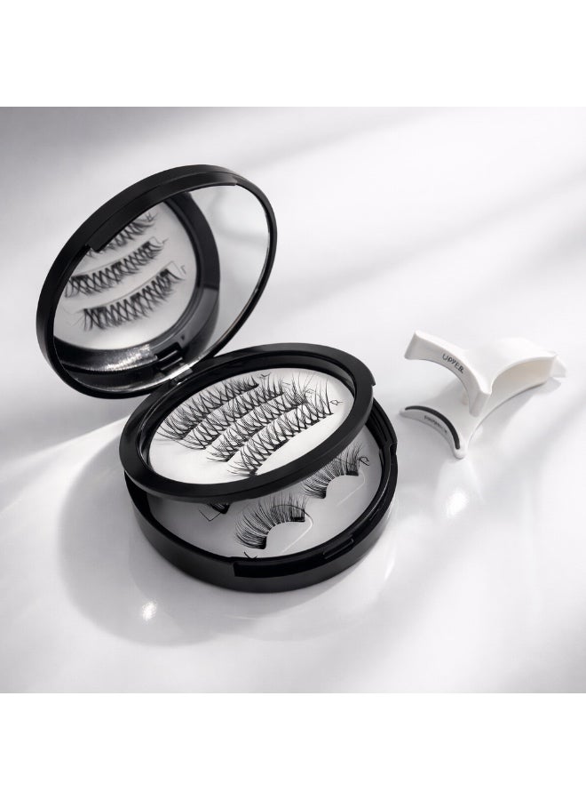 RAMSHAH Magnetic Eyelashes – Effortless Natural to Voluminous Look, Premium Reusable Lash Set, Strong Hold, Easy Apply, No Glue or Eyeliner Needed - Image 1